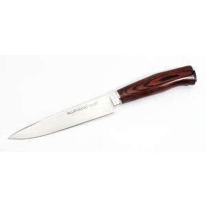 Muela Cuchillo GAUCHO-16R hoja de acero MoVa de 16 cm y empuñadura de madera de coral.