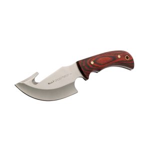 Muela Cuchillo GRIZZLY-12R hoja de acero MoVa de 12 cm y empuñadura de madera coral.