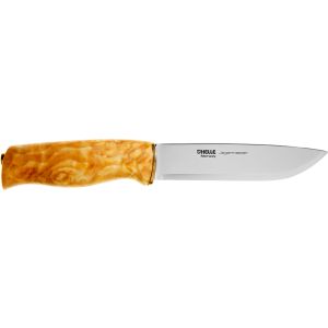Cuchillo nórdico HELLE 42 Jegermester con hoja de acero 12C27 de 13.5 cm y empuñadura de Abedul de 11.0 cm