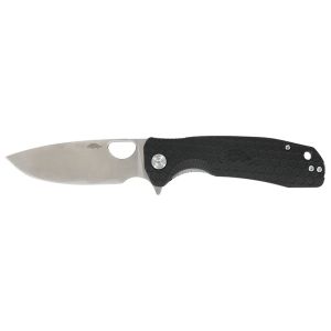 Navaja Honey Badger Small Flipper Negro 1021 con hoja de acero 8Cr13MoV de 7.1 cm y empuñadura de FRN de 9.5 cm