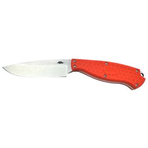 Cuchillo Honey Badger Outfitter Naranja 5306 con hoja de acero 8Cr13MoV de 9.6 cm y empuñadura de FRN de 10.8 cm