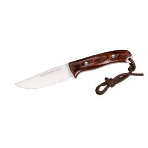 Muela Cuchillo husky HUSKY-10R hoja de acero MoVa de 10 cm y empuñadura de madera rosewood.