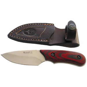Muela Cuchillo Ibex IBEX-8.OL hoja de acero MoVa de 8 cm y empuñadura de madera coral.