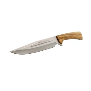 Muela Cuchillo Jabali JABALI-21 OL hoja de acero MoVa de 21 cm y empuñadura de madera de olivo.
