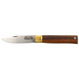 Navaja José Da Cruz Merendeira Madera de tigre Inoxidable con hoja de acero Acero inox de 8.50 cm y empuñadura de Madera de tigre de 10.00 cm