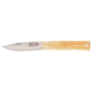 Navaja José Da Cruz Merendeira Olivo Inoxidable con hoja de acero Acero inox de 8.50 cm y empuñadura de Olivo de 10.00 cm
