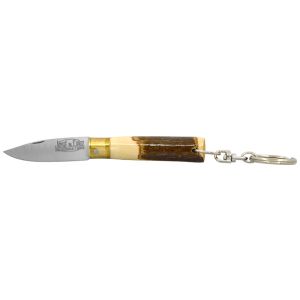 Navaja José Da Cruz Mini Rústica con hoja de acero Acero inox de 5.00 cm y empuñadura de madera en bruto de 6.00 cm