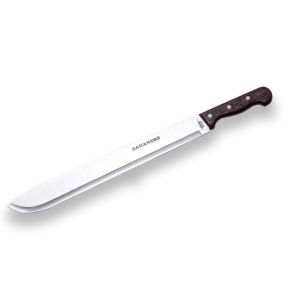 Machete JKR0124 con hoja de 45 cm y empuñadura de Madera.