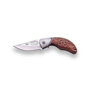 Navaja deportiva JKR 0661 con hoja de acero inoxidable.