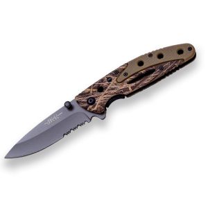Navaja deportiva JKR 0670 con hoja de acero inoxidable de 8,5 cm.