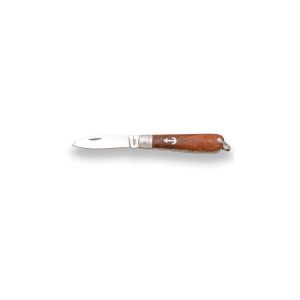Navaja JKR 0790 con hoja de acero 3Cr13MoV de 7,5 cm y empuñadura de madera.
