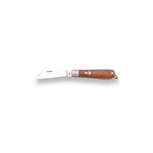 Navaja JKR 791 con hoja de acero 3Cr13MoV de 8 cm y empuñadura de madera.