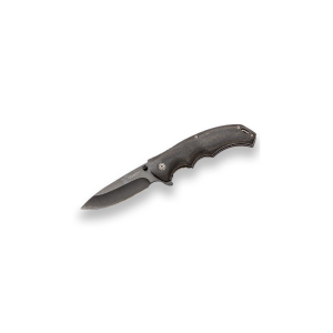 Navaja JKR 0901 con hoja de acero 3Cr13MoV de 8,5 cm y empuñadura de el mango está elaborado en madera negra 
