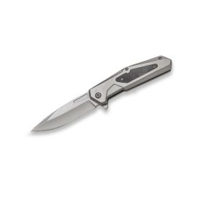 Navaja JKR 0915 con hoja de acero 3Cr13MoV de 10 cm y empuñadura de G-10 / s.steel.