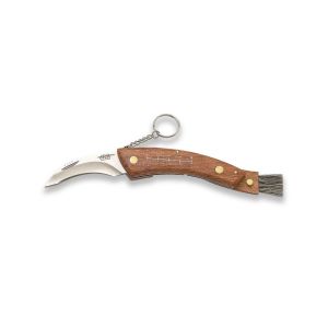 Navaja JKR 0918 con hoja de acero 3Cr13MoV de 7 cm y empuñadura de madera.