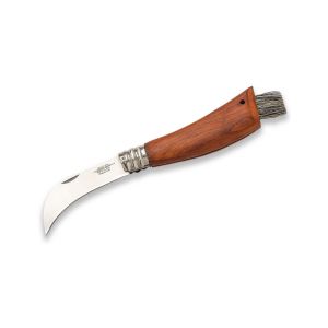 Navaja JKR 0919 con hoja de acero de 8 cm y empuñadura de madera roja.