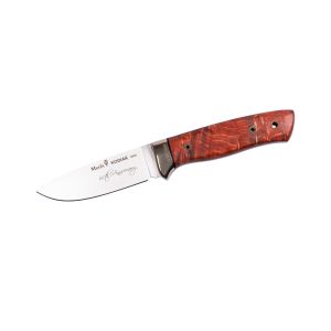 Muela Cuchillo Kodiak KODIAK-10.TH edición limitada 60 aniversario hoja de acero N690Co de 10 cm y empuñadura de raiz de arce americano.
