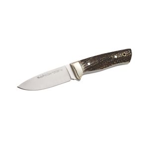 Muela Cuchillo Kodiak KODIAK-10A hoja de acero MoVa de 10 cm y empuñadura de asta de ciervo y alpaca.