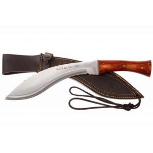 Muela Cuchillo Kukri KUKRI-26M con hoja de acero MoVa de 26 cm y empuñadura de polimero negro inyectado de 13 cm.