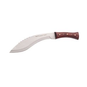 Muela Cuchillo Kukri KUKRI-26M con hoja de acero MoVa de 26 cm y empuñadura de polimero negro inyectado de 13 cm.