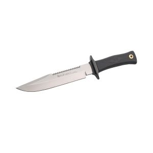 Muela Cuchillo Mirage MIRAGE-20 hoja de acero MoVa de 20 cm y empuñadura de goma negra.