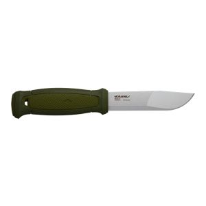 Cuchillo Morakniv Kansbol Verde con hoja de acero 12C27 (inox) de 10.9 cm y empuñadura de Caucho de 11.7 cm