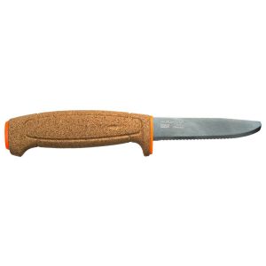 Cuchillo Morakniv Safe flotante con hoja de acero 12C27 (inox) de 9.6 cm y empuñadura de Caucho de 12.8 cm