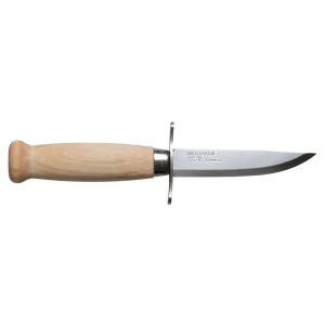 Cuchillo Morakniv Scout 39 Natural con hoja de acero Acero de 8.6 cm y empuñadura de Abedul de 9.4 cm