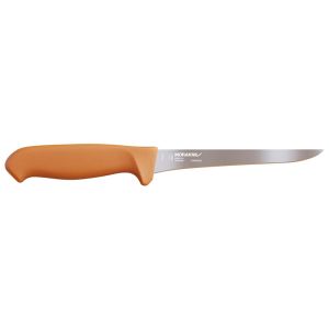 Cuchillo Morakniv Hunting - Narrow Boning (Deshuesador) con hoja de acero Acero sueco reciclado de 13.4 cm y empuñadura de Polímero de 13.3 cm