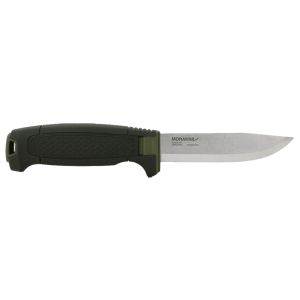 Cuchillo rakniv Amberg Inox - Verde Bosque Profundo 14549 con hoja de acero Reciclado sueco de 10.9 cm y empuñadura de Polímero de 12.2 cm