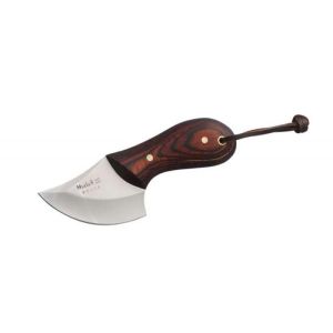 Muela Cuchillo Mouse MOUSE-6R hoja de acero MoVa de 6 cm y empuñadura coral.