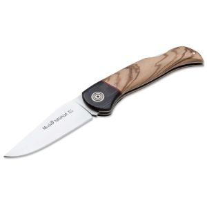 Muela Navaja NAVALIA-10M.OL hoja de 10 cm y empuñadura de micarta negra y olivo.