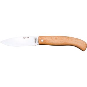 Navaja Joker DeAntaño NH78 con hoja de acero carbono de 8 cm y empuñadura de madera de haya de 10 cm