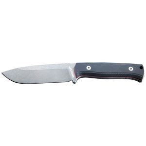 Cuchillo NN Knives Adventurer II Negro con hoja de acero Sleipner de 12.50 cm y empuñadura de Richlite de 12.50 cm