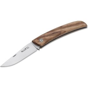 Compra aquí tu Navaja Muela NP-8.OL con hoja de acero MoVa de 8 cm y empuñadura de madera de olivo de 11 cm, ¡Somos su tienda en Albacete!
