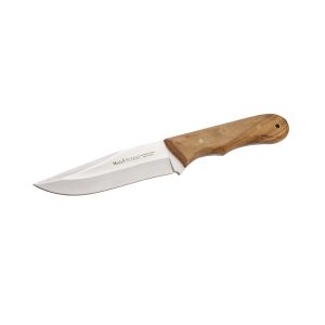 Muela Cuchillo PIONEER-14.OL hoja de acero MoVa de 14 cm y empuñadura de madera de olivo.