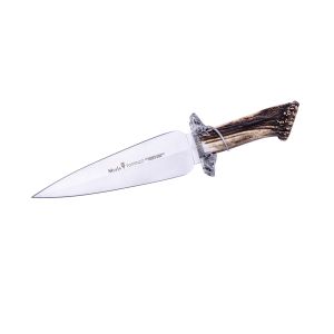 Muela Cuchillo de lujo para caza PODENCO con hoja de acero MoVa de 24