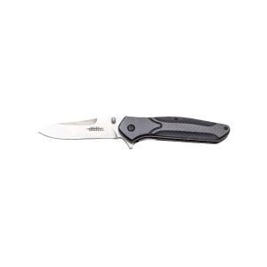 Navaja deportiva JKR PRO 10.001 con hoja de acero D2 de 8,3 cm y empuñadura de Fibra de carbono y G-10 de 11,2 cm.