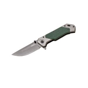 Navaja deportiva JKR PRO 10.017 con hoja de acero 3cr13mov de 8 cm y empuñadura de G-10.