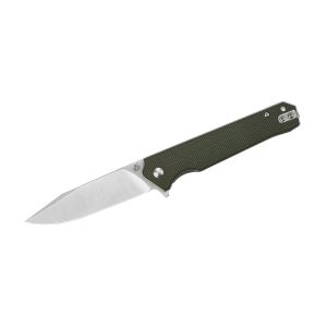 Navaja QSP MAMBA V2 Micarta D2 QS111-I1 Verde con hoja de acero D2, Satinado de 8,9 cm y empuñadura de Micarta verde de 11,4 cm