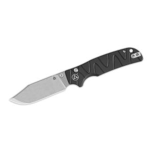 Navaja QSP KALI ALUMINIUM STW QS159-F1 Negro con hoja de acero 14C28N, lavado a la piedra de 8,3 cm y empuñadura de Aluminio negro de 10,8 cm
