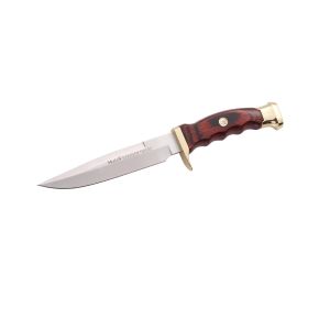 Muela Cuchillo RANGER-14R hoja de acero MoVa de 14 cm y empuñadura madedera de coral.