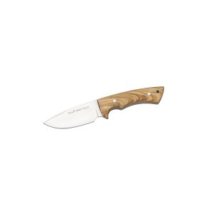 Muela Cuchillo Rhino RHINO-10.OL hoja de acero MoVa de 10 cm y empuñadura de olivo.
