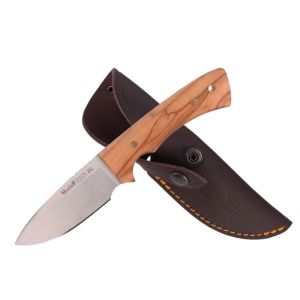 Muela Cuchillo Rhino RHINO-9.OL hoja de acero MoVa de 9 cm y empuñadura de olivo.