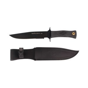 Muela Cuchillo SCORPION-18N hoja de acero MoVa de 18 cm teflonada y empuñadura de goma.