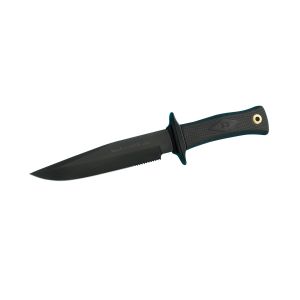 Muela Cuchillo SCORPION-18N hoja de acero MoVa de 18 cm teflonada y empuñadura de goma.