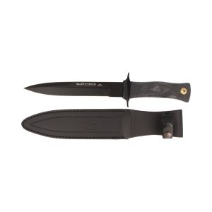 Muela Cuchillo SCORPION-19N hoja de acero MoVa de 19 cm teflonada y empuñadura de goma.