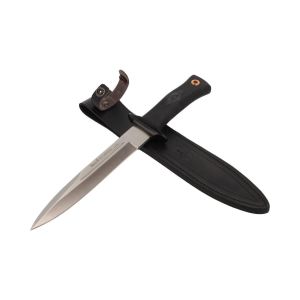Muela Cuchillo SCORPION-19W hoja de acero MoVa de 19 cm y empuñadura de goma.