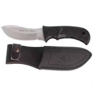 Muela Cuchillo SIOUX-10G hoja de acero MoVa de 10 cm y empuñadura de goma negra.