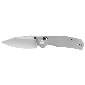 Navaja Trivisa Hornet-03G JM01GG con hoja de acero 14C28N de 8.5 cm y empuñadura de G-10 de 11.5 cm